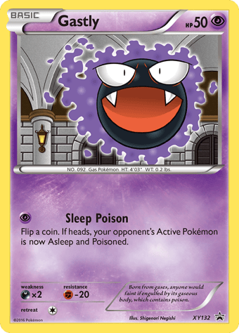 Gastly XY Black Star Promos Pokemon Card