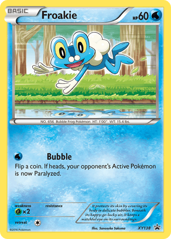Froakie XY Black Star Promos Pokemon Card