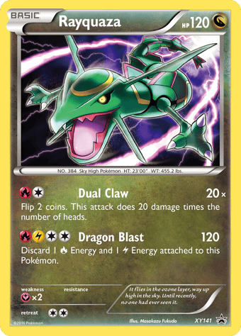 Rayquaza XY Black Star Promos Pokemon Card