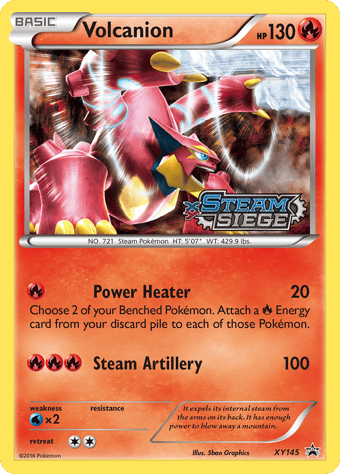 Volcanion XY Black Star Promos Pokemon Card