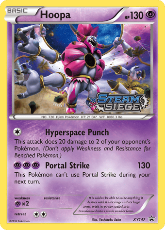 Hoopa XY Black Star Promos Pokemon Card