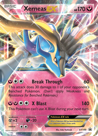 Xerneas-EX XY Black Star Promos Pokemon Card