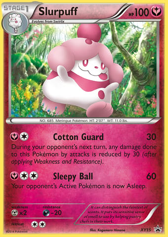 Slurpuff XY Black Star Promos Pokemon Card