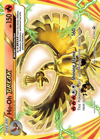 Ho-Oh BREAK XY Black Star Promos Pokemon Card