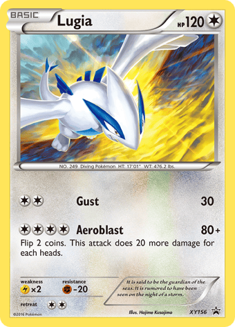 Lugia XY Black Star Promos Pokemon Card