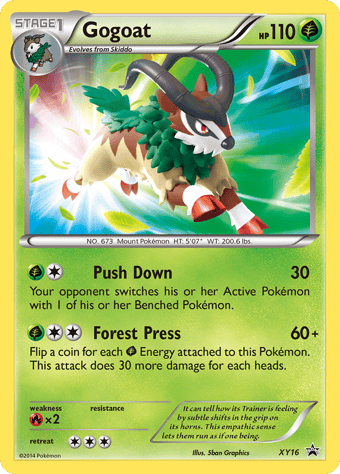 Gogoat XY Black Star Promos Pokemon Card