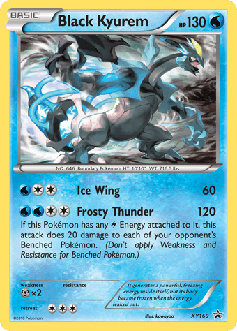 Black Kyurem XY Black Star Promos Pokemon Card
