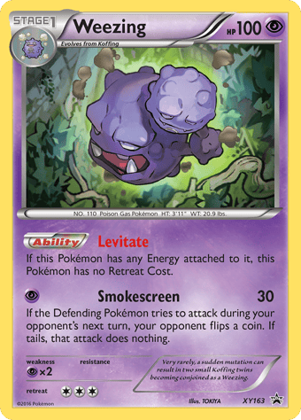 Weezing XY Black Star Promos Pokemon Card