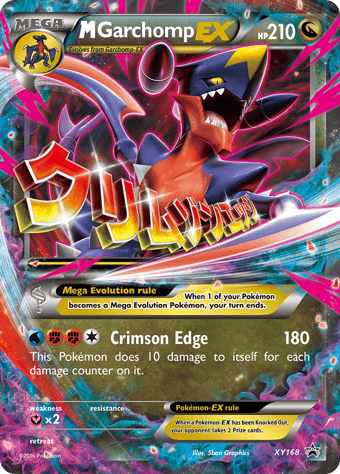 M Garchomp-EX XY Black Star Promos Pokemon Card