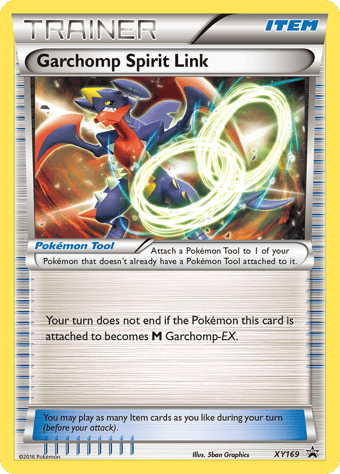 Garchomp Spirit Link XY Black Star Promos Pokemon Card