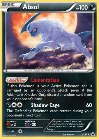 Absol XY Black Star Promos Pokemon Card