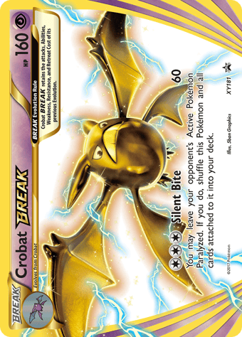 Crobat BREAK XY Black Star Promos Pokemon Card