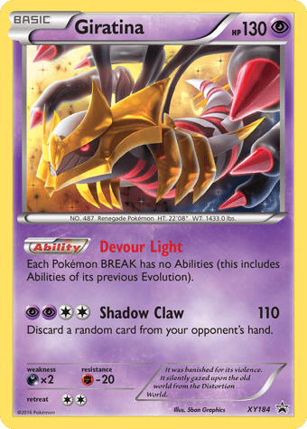 Giratina XY Black Star Promos Pokemon Card