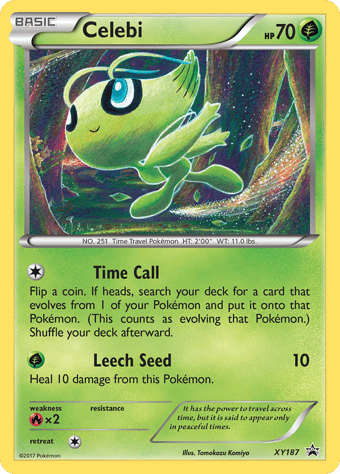 Celebi XY Black Star Promos Pokemon Card
