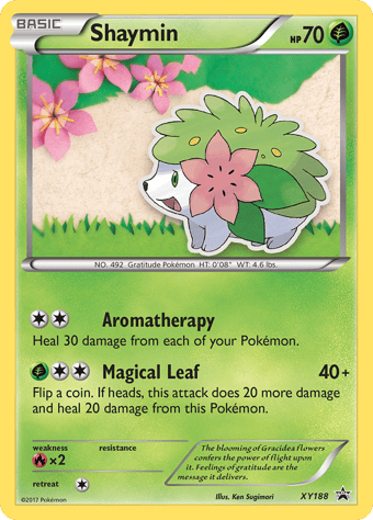 Shaymin XY Black Star Promos Pokemon Card