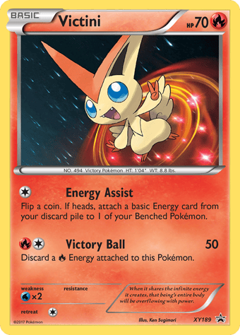 Victini XY Black Star Promos Pokemon Card
