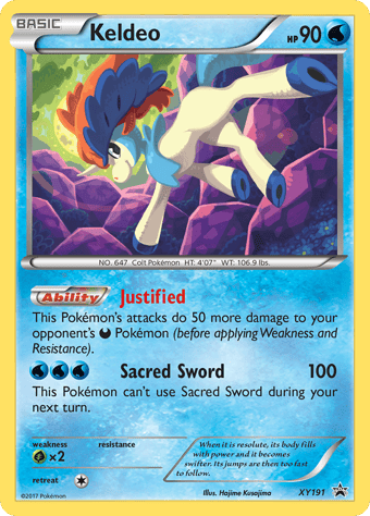 Keldeo XY Black Star Promos Pokemon Card