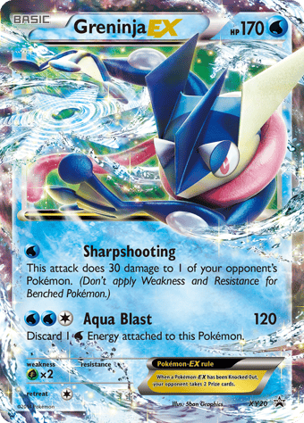 Greninja-EX XY Black Star Promos Pokemon Card