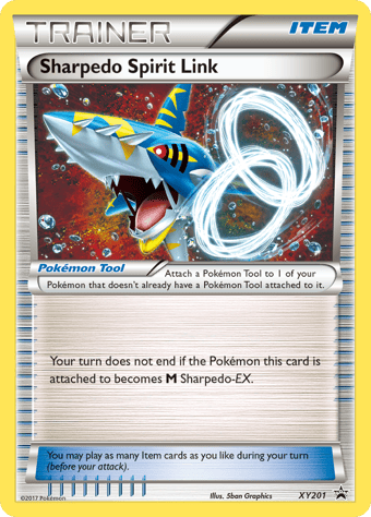 Sharpedo Spirit Link XY Black Star Promos Pokemon Card