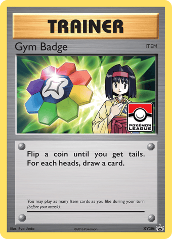 Gym Badge XY Black Star Promos Pokemon Card