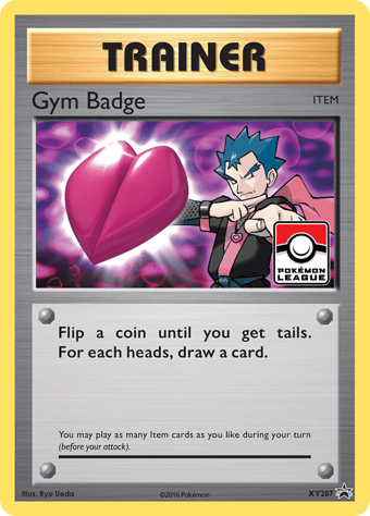 Gym Badge XY Black Star Promos Pokemon Card