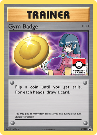 Gym Badge XY Black Star Promos Pokemon Card