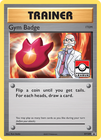 Gym Badge XY Black Star Promos Pokemon Card