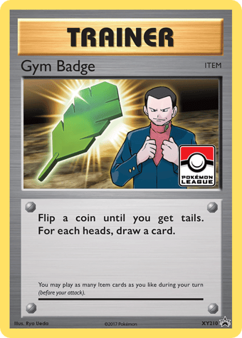 Gym Badge XY Black Star Promos Pokemon Card