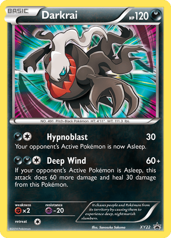 Darkrai XY Black Star Promos Pokemon Card