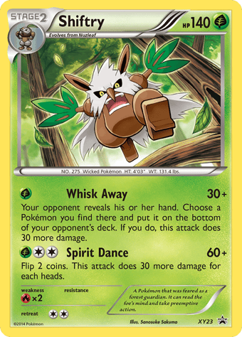 Shiftry XY Black Star Promos Pokemon Card