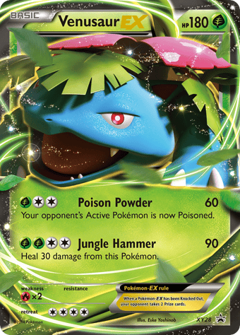 Venusaur-EX XY Black Star Promos Pokemon Card