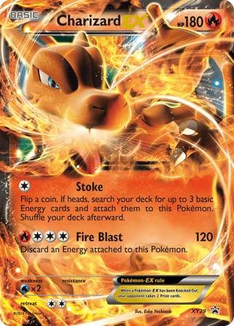 Charizard-EX XY Black Star Promos Pokemon Card