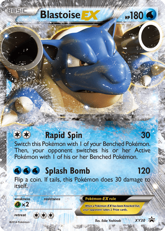 Blastoise-EX XY Black Star Promos Pokemon Card