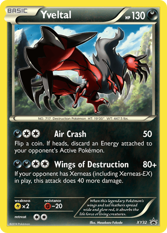 Yveltal XY Black Star Promos Pokemon Card