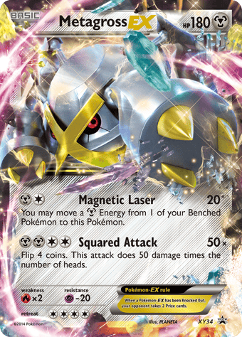 Metagross-EX XY Black Star Promos Pokemon Card