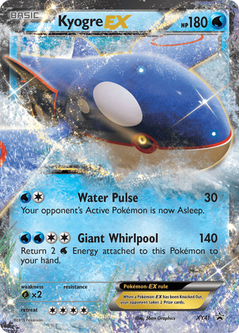 Kyogre-EX XY Black Star Promos Pokemon Card
