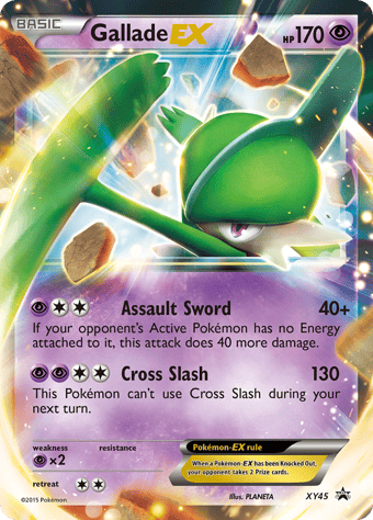 Gallade-EX XY Black Star Promos Pokemon Card