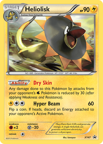 Heliolisk XY Black Star Promos Pokemon Card