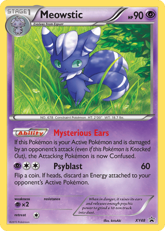 Meowstic XY Black Star Promos Pokemon Card