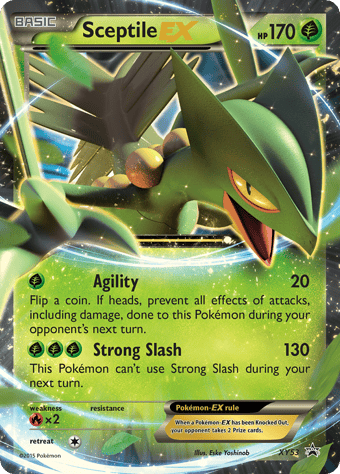 Sceptile-EX XY Black Star Promos Pokemon Card