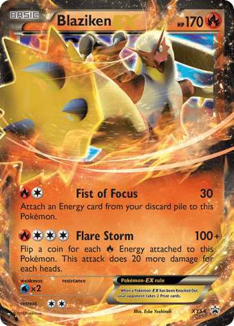 Blaziken-EX XY Black Star Promos Pokemon Card