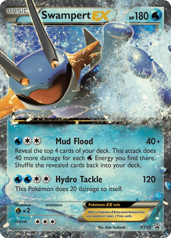 Swampert-EX XY Black Star Promos Pokemon Card