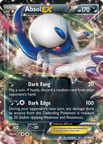 Absol-EX XY Black Star Promos Pokemon Card