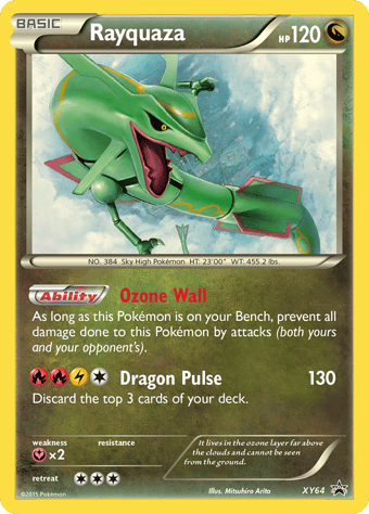 Rayquaza XY Black Star Promos Pokemon Card