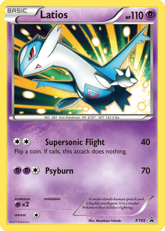 Latios XY Black Star Promos Pokemon Card