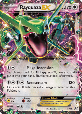 Rayquaza-EX XY Black Star Promos Pokemon Card