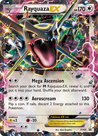 Rayquaza-EX XY Black Star Promos Pokemon Card