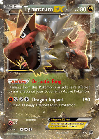 Tyrantrum-EX XY Black Star Promos Pokemon Card