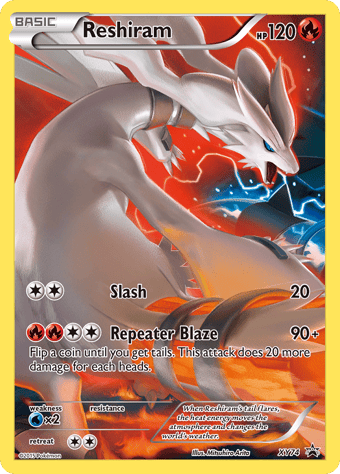 Reshiram XY Black Star Promos Pokemon Card