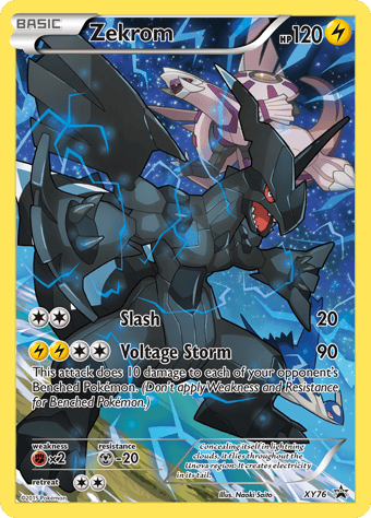 Zekrom XY Black Star Promos Pokemon Card